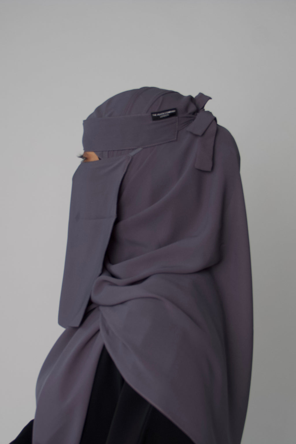 Niqab & Hijab set: slate grey