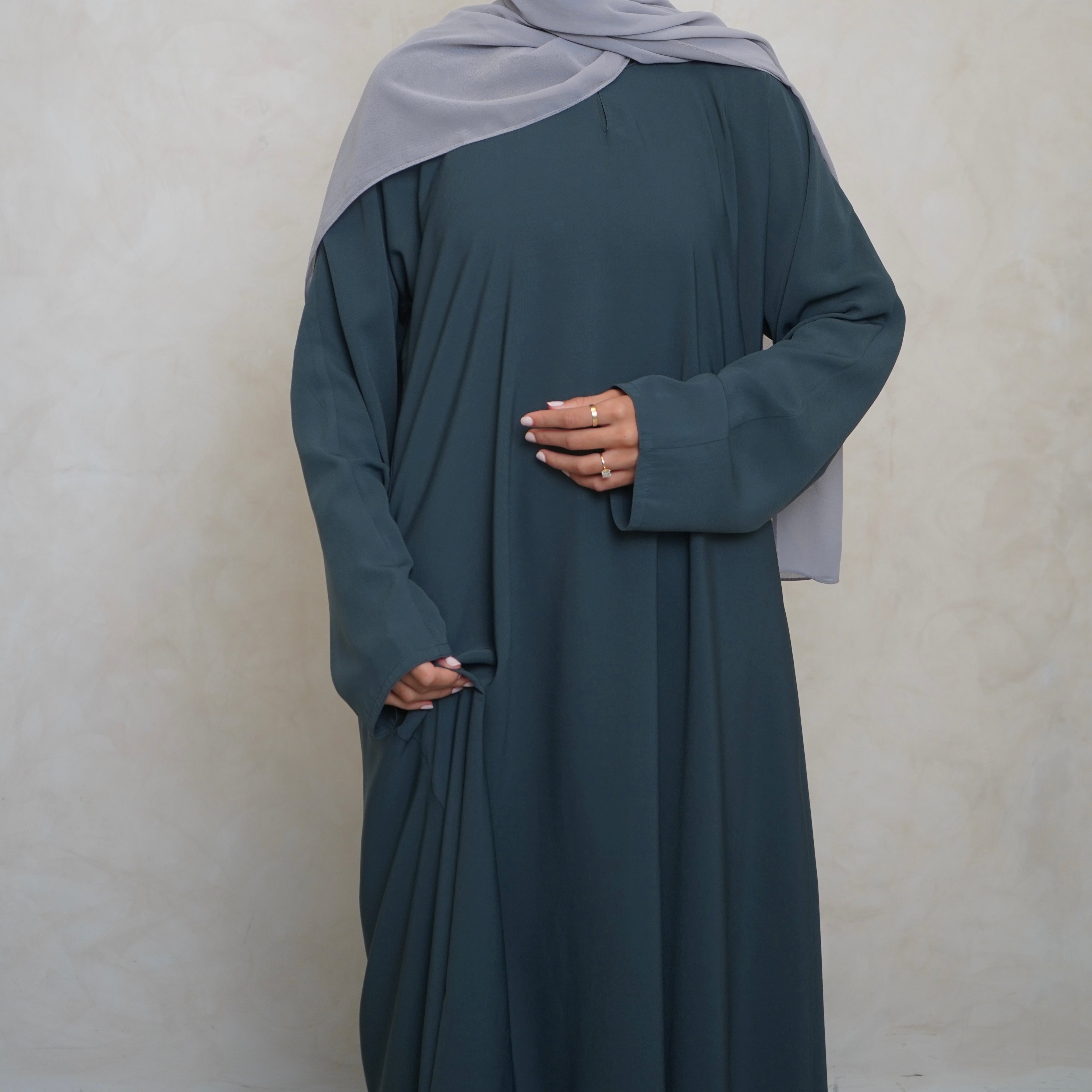 Classic A Line Abaya Teal