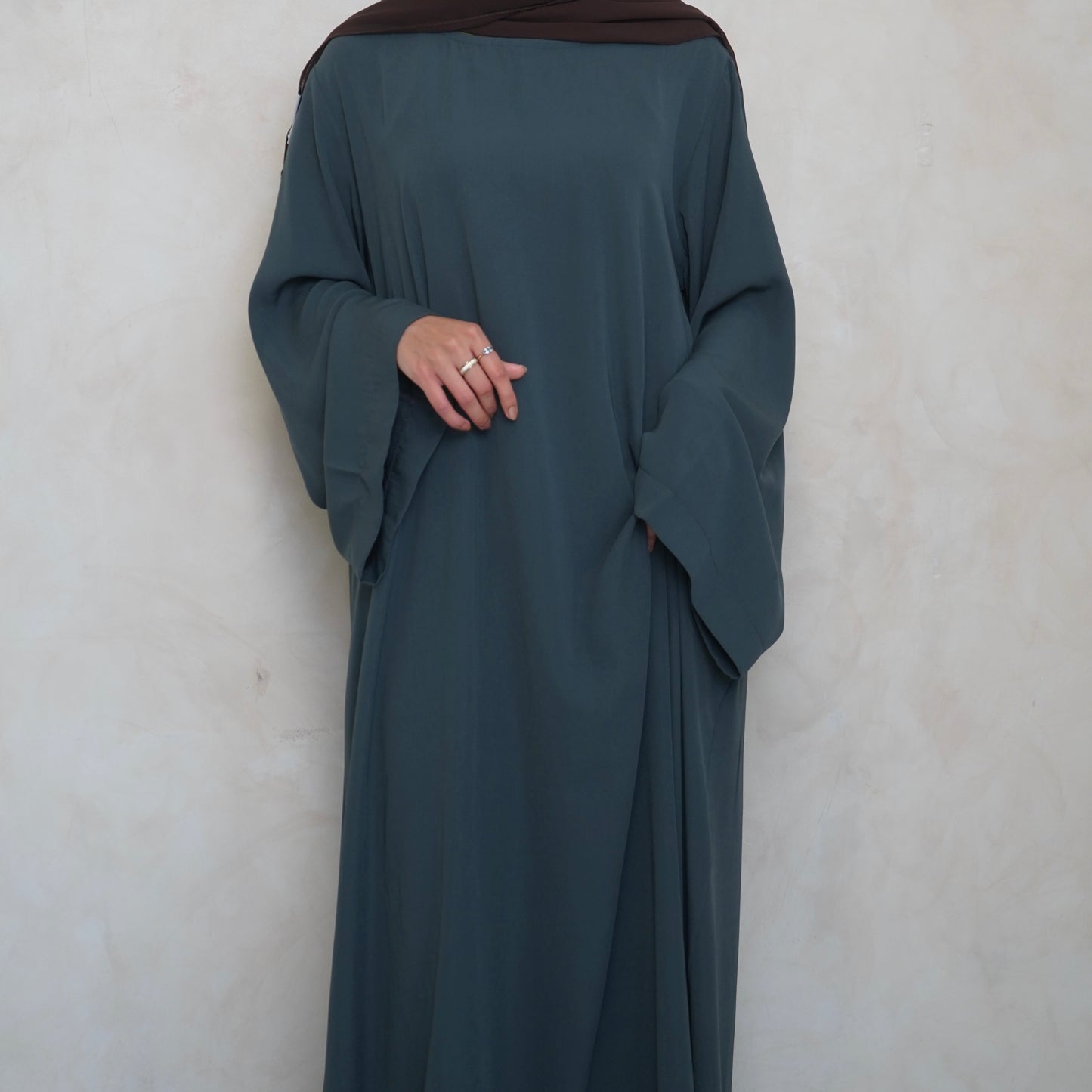 Mary’s Closed Abaya Teal