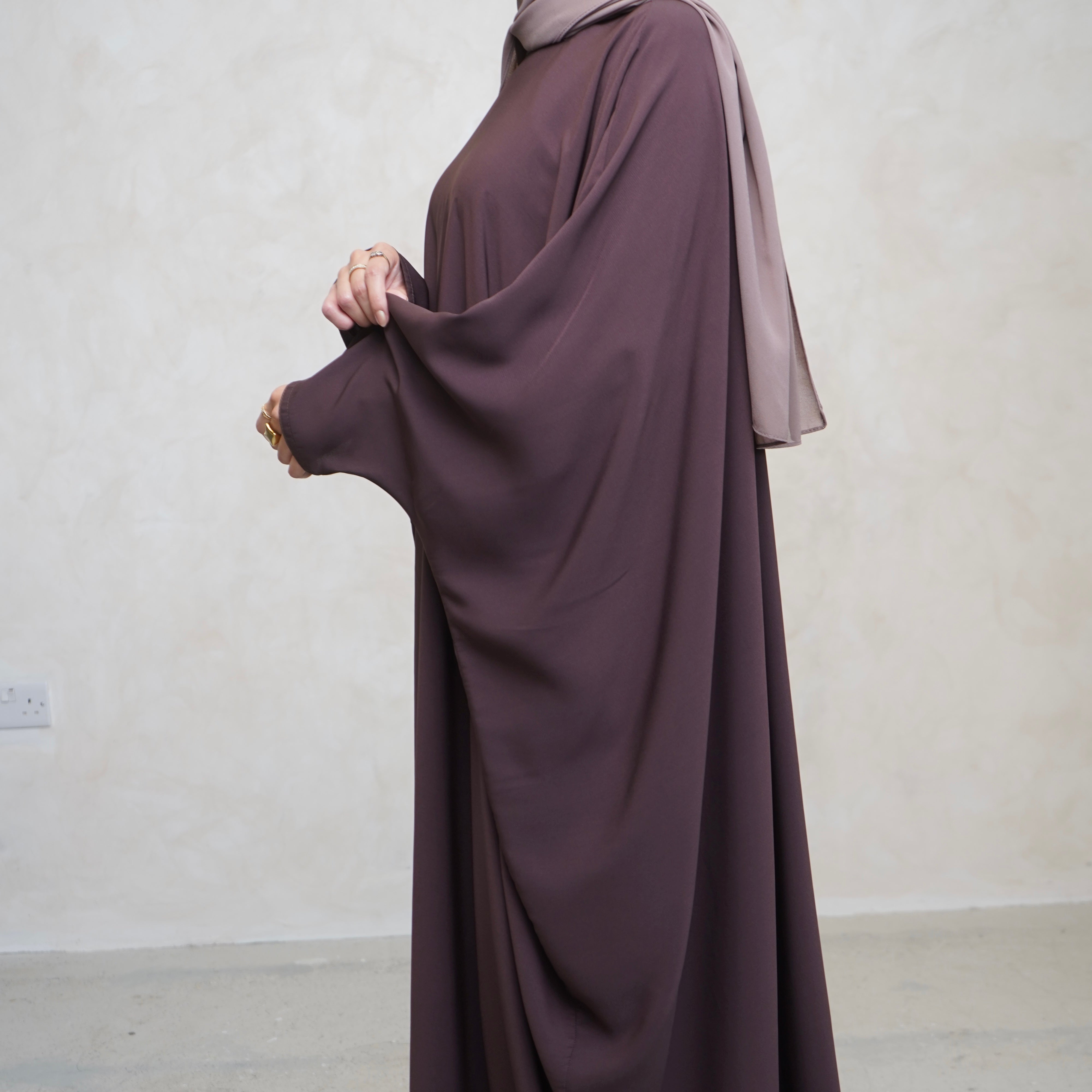 Norah Batwing Choc brown