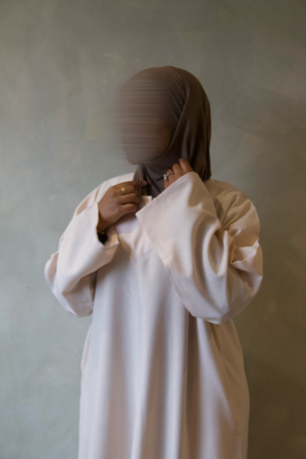 Warm Sand Abaya with Pockets