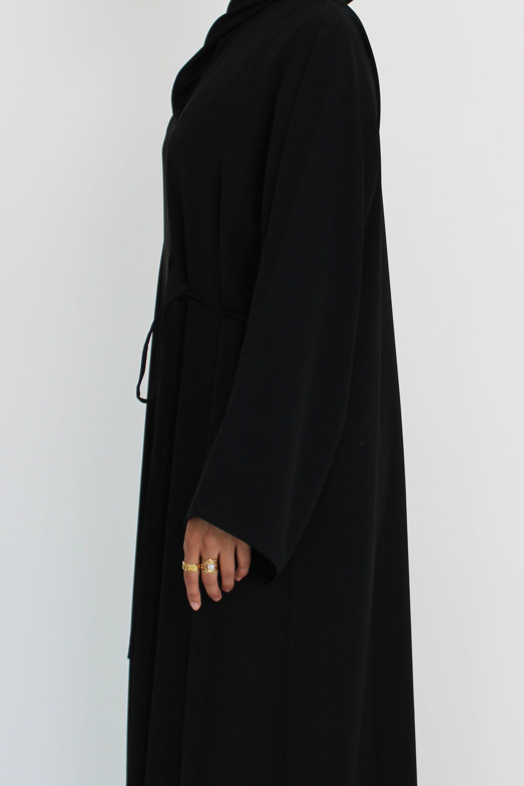 Blackberry Tie Abaya with Matching Sheila Scarf