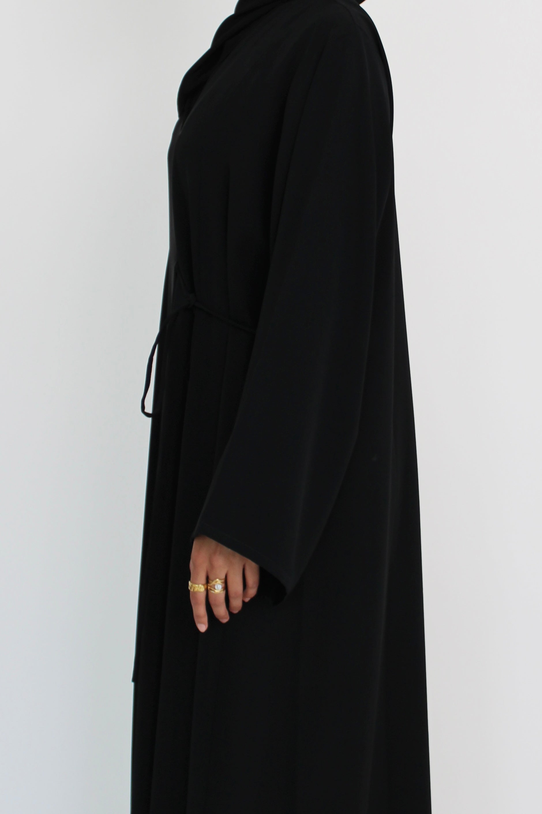 Blackberry Tie Abaya with Matching Sheila Scarf