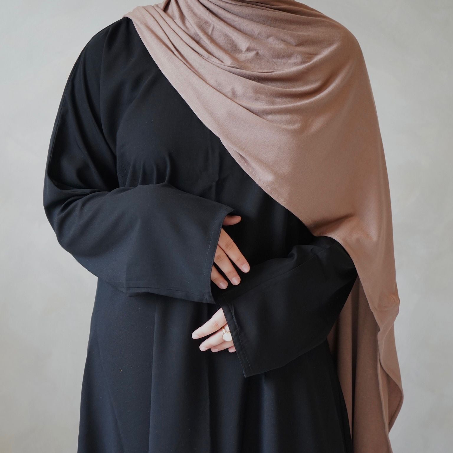 Jersey Hijab Brown