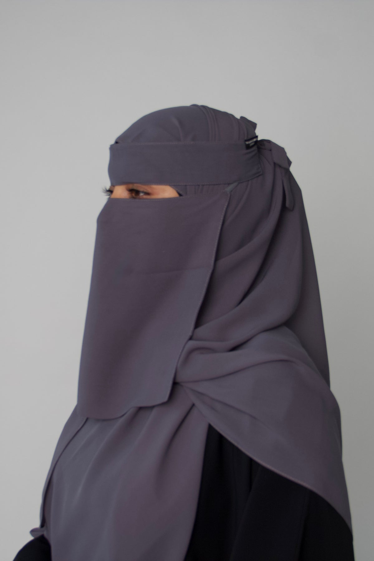 Niqab & Hijab set: slate grey