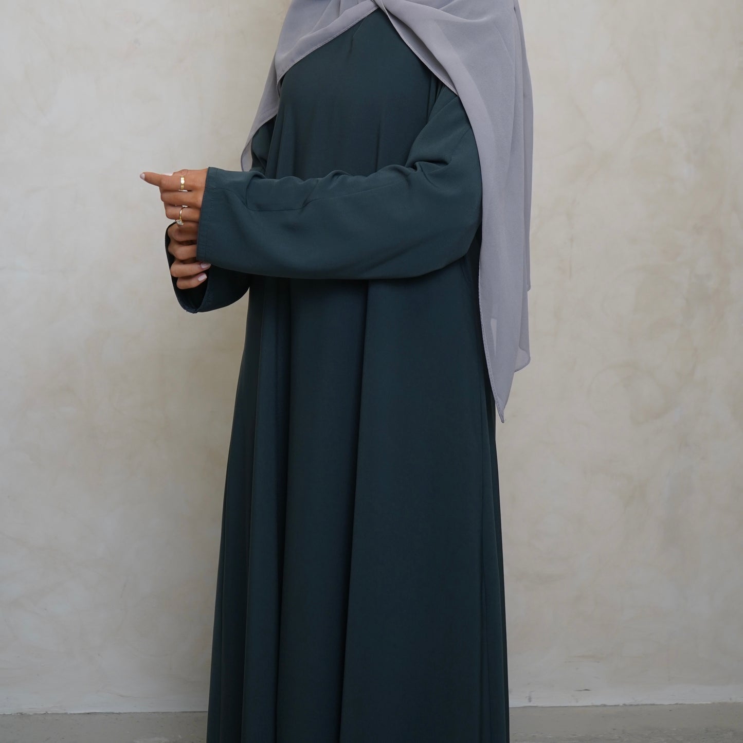 Classic A Line Abaya Teal