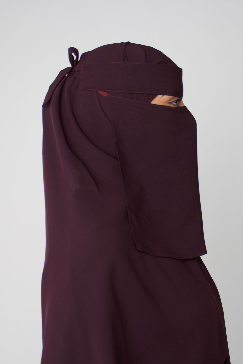 Niqab & Hijab set: noir plum