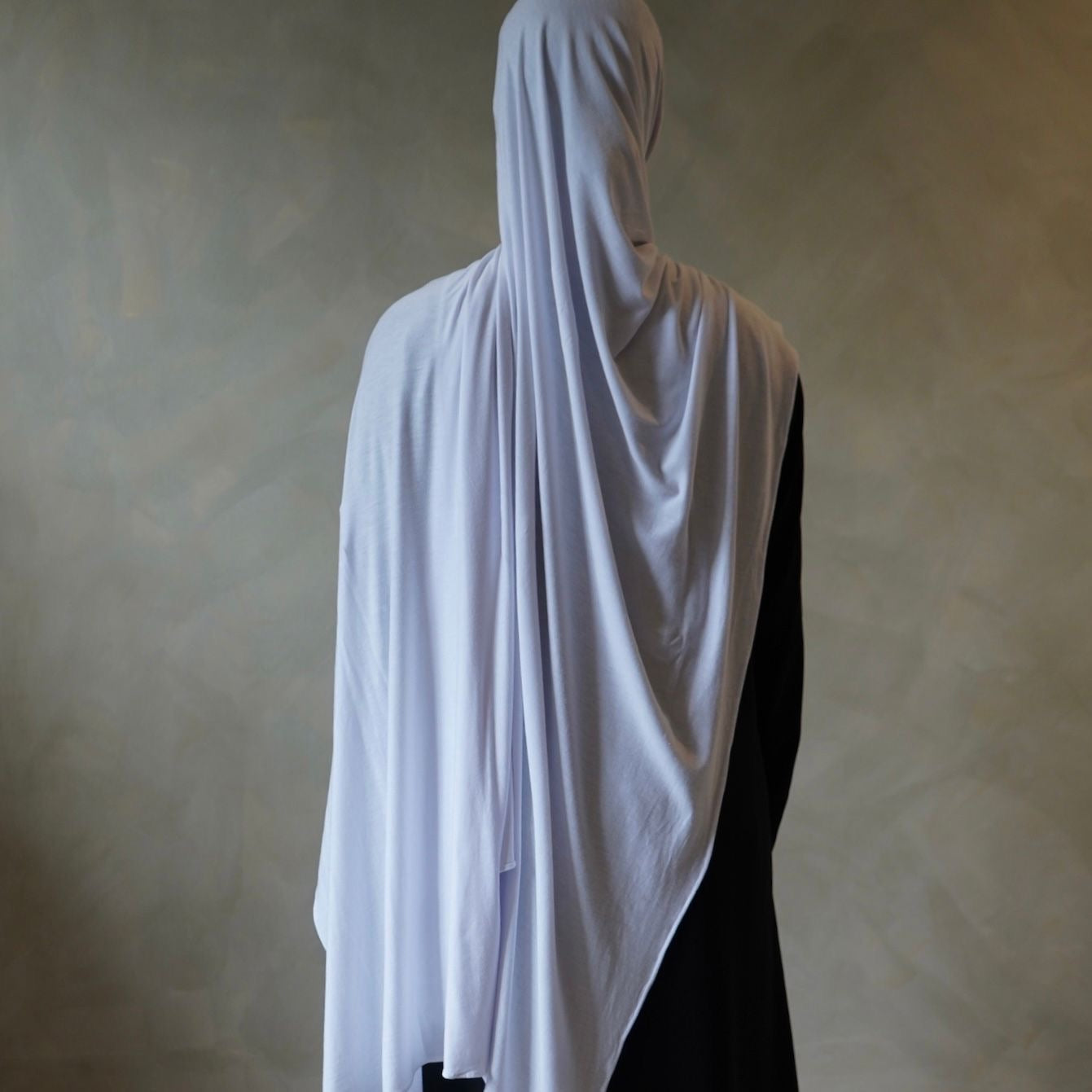 Jersey Hijab White