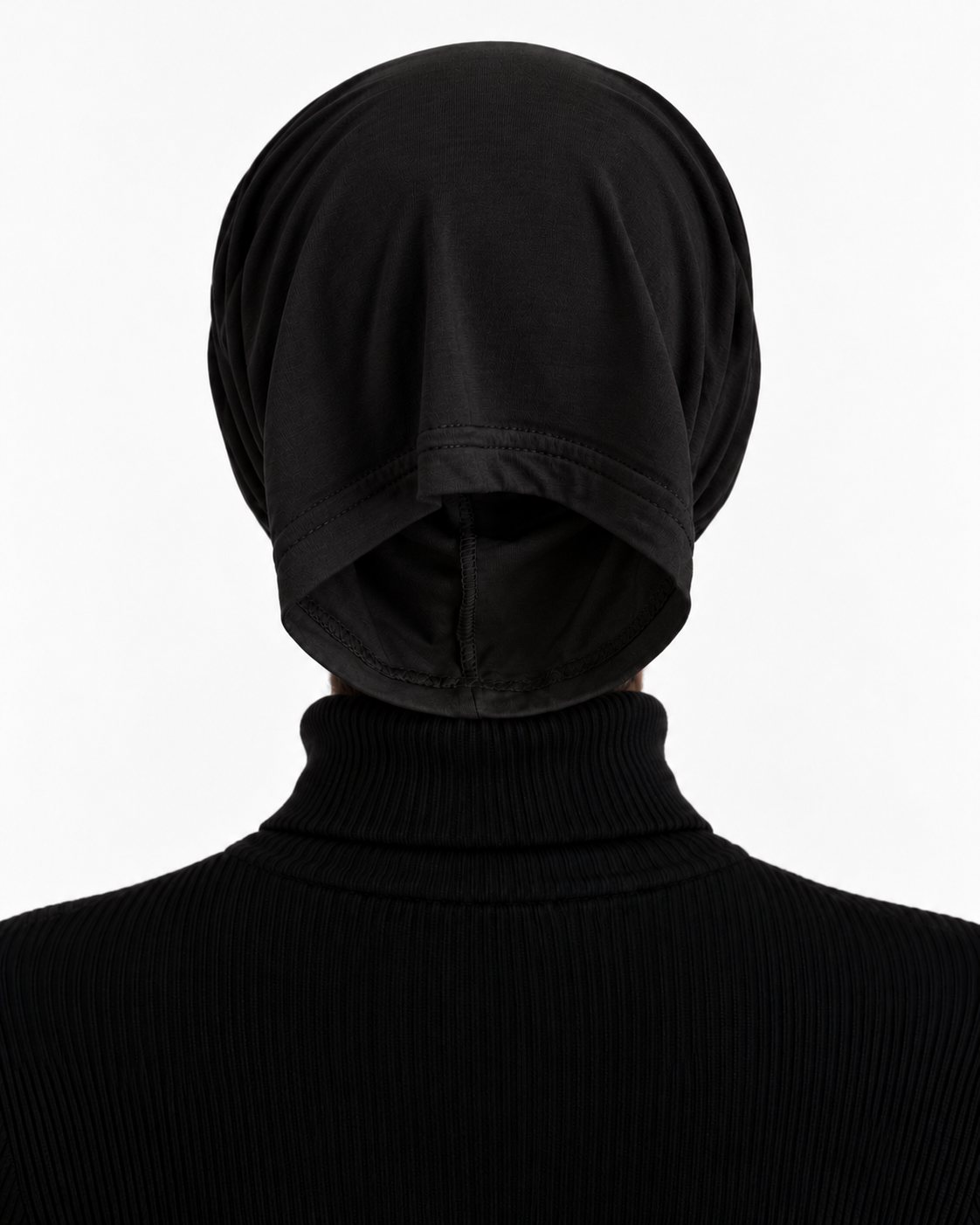 Cotton Open Ended Headcap Black