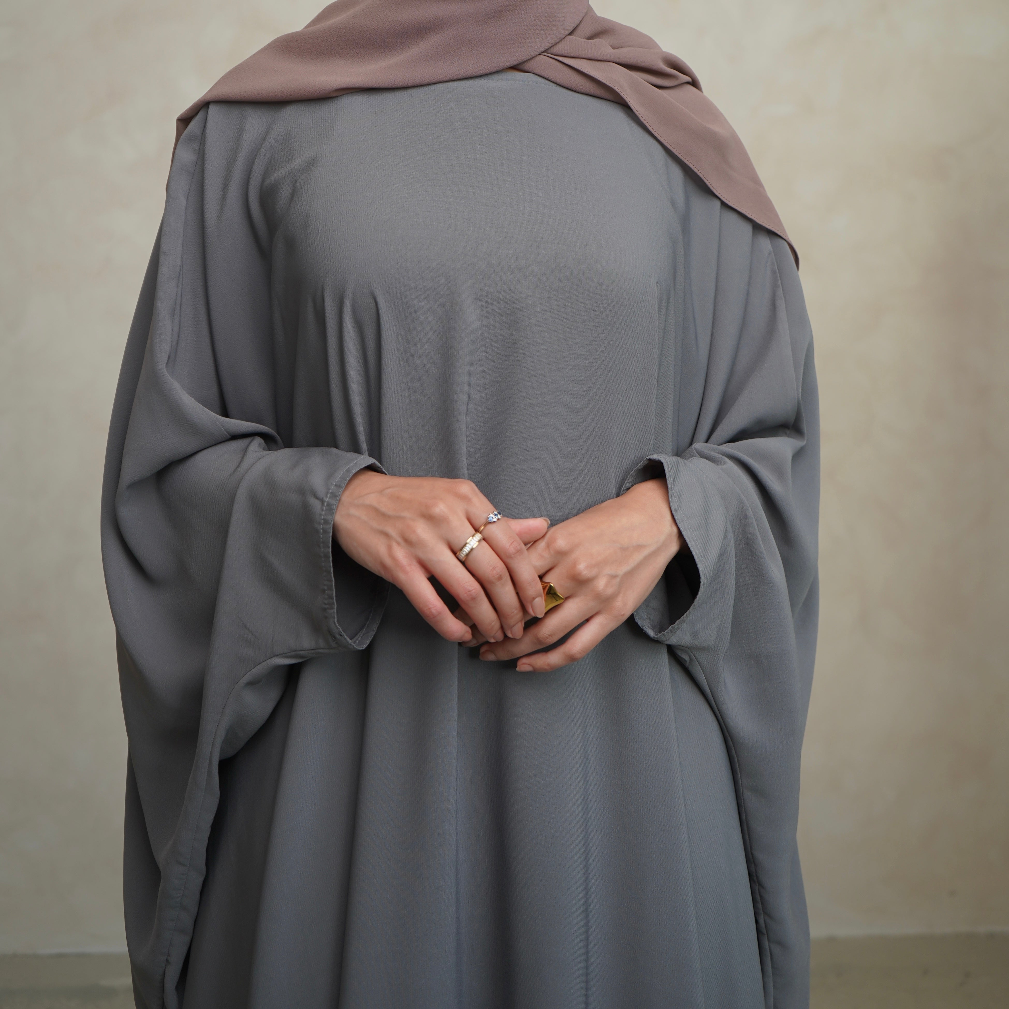 Norah Batwing Light Grey