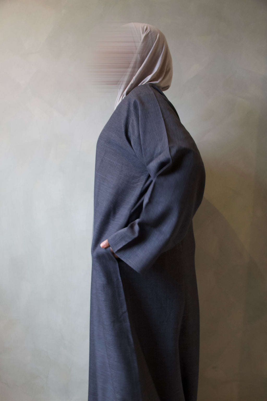 Charcoal Abaya with Pockets