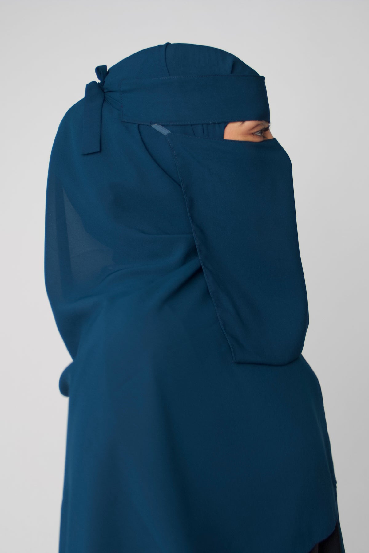 Niqab & Hijab set: deep teal