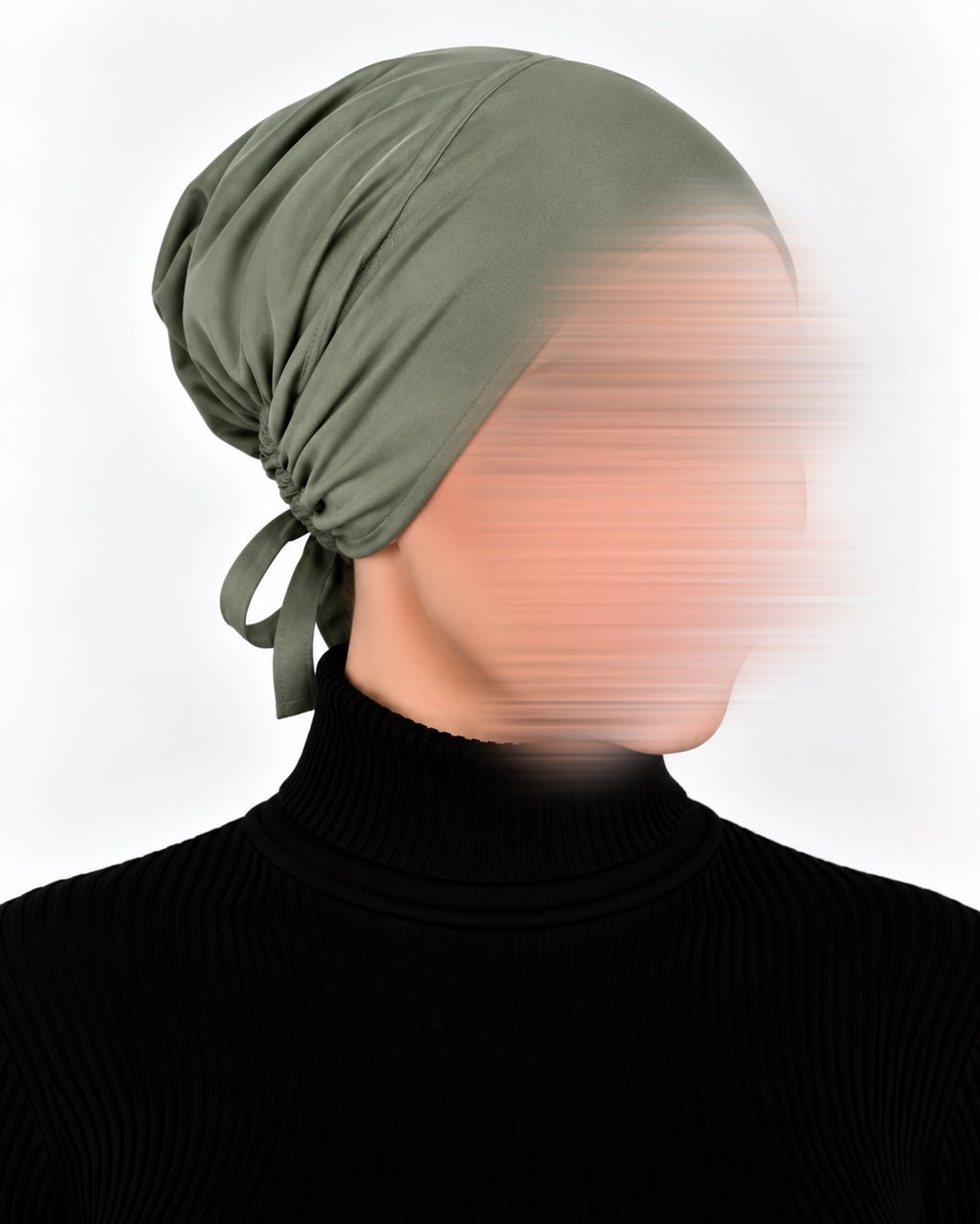 Rayon Jersey Tied Headcap Mint Green