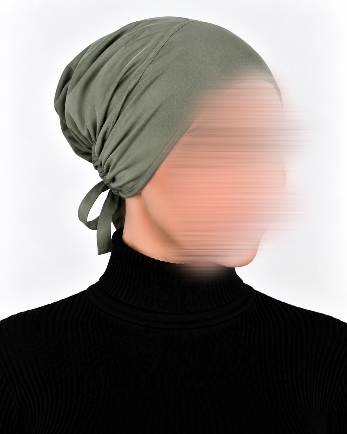 Rayon Jersey Tied Headcap Mint Green