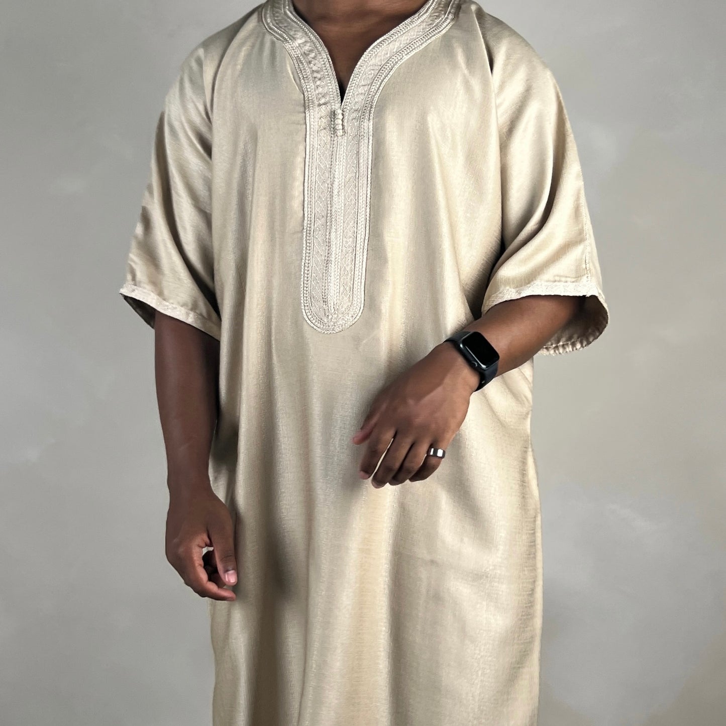 Men’s Moroccan Kaftan Cream