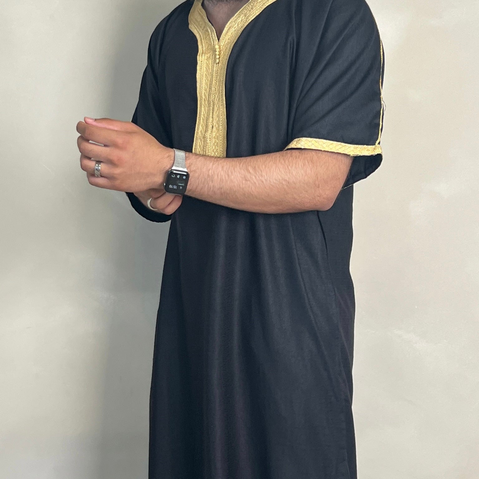 Men’s Moroccan Kaftan Black