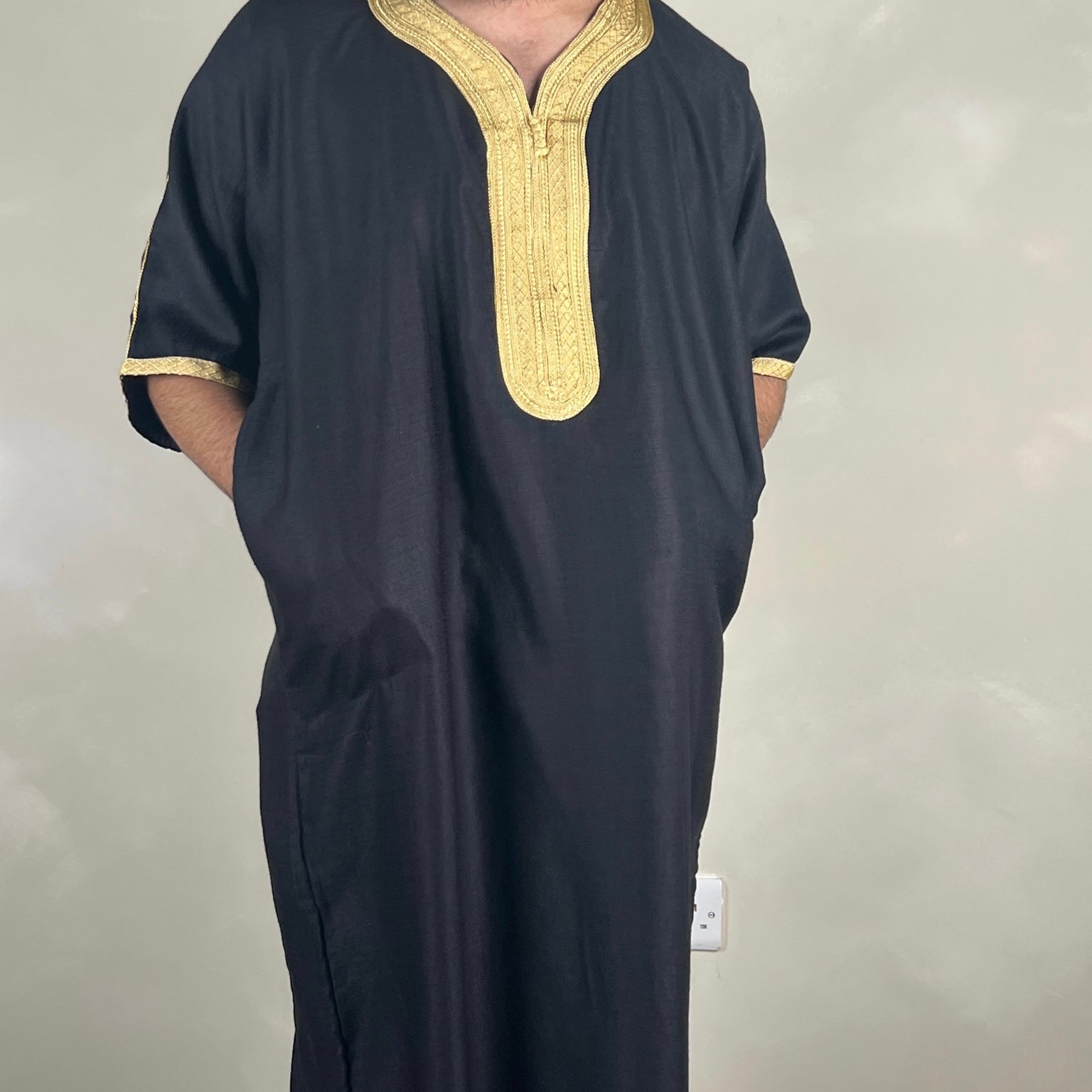 Men’s Moroccan Kaftan Black