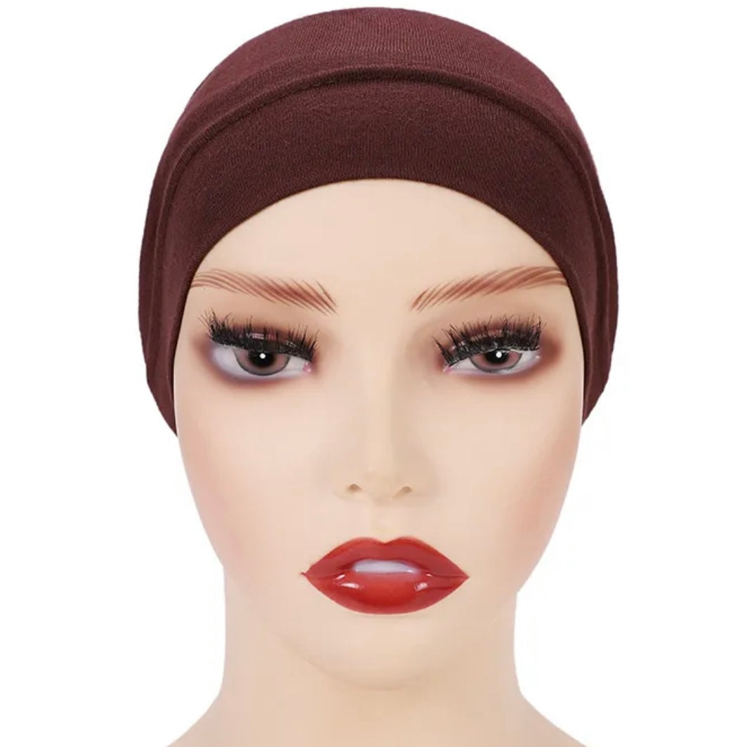 Hijab cap: Choc Brown