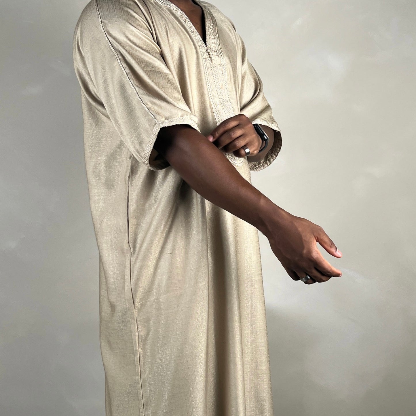 Men’s Moroccan Kaftan Cream