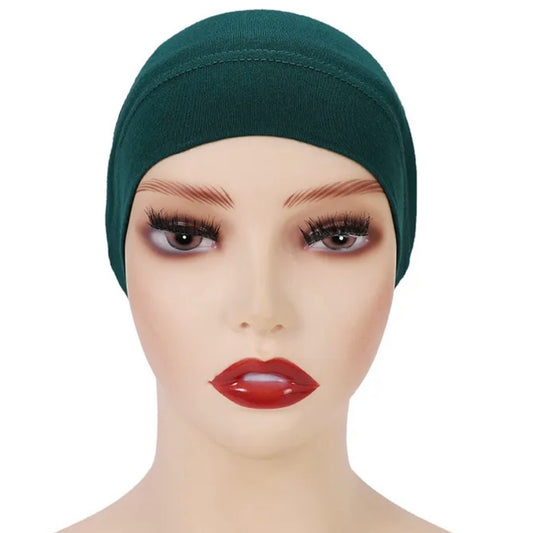 Hijab cap: Bottle Green