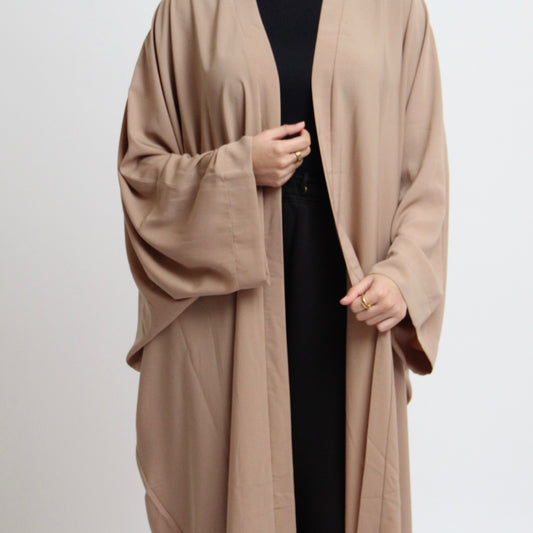 Nahla’s Open Cloak Abaya Cream