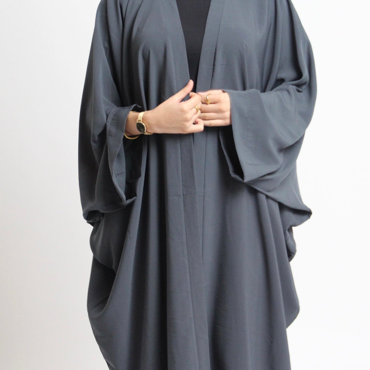 Nahla’s Open Cloak Abaya Teal