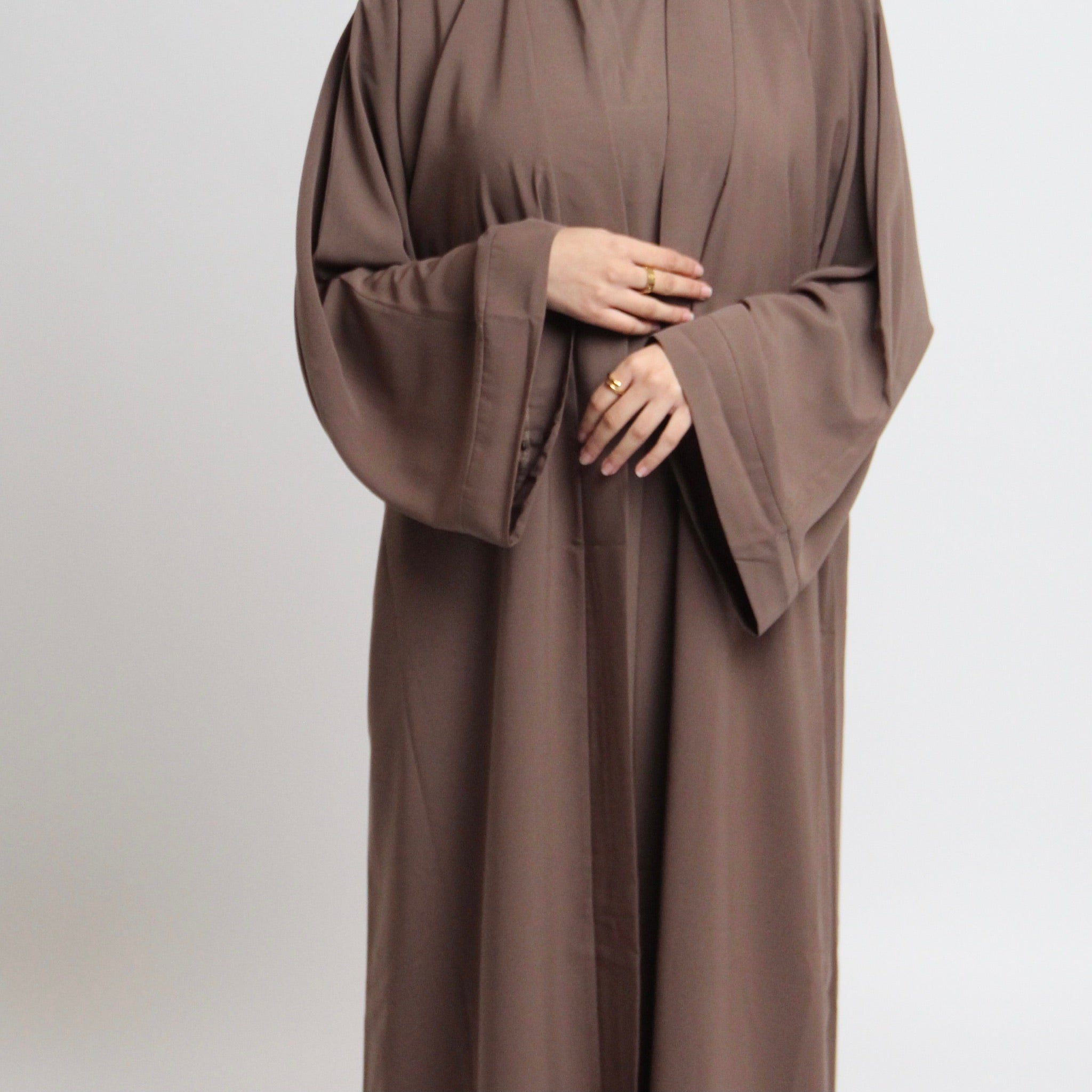 Brown Sleeveless Slip Dress