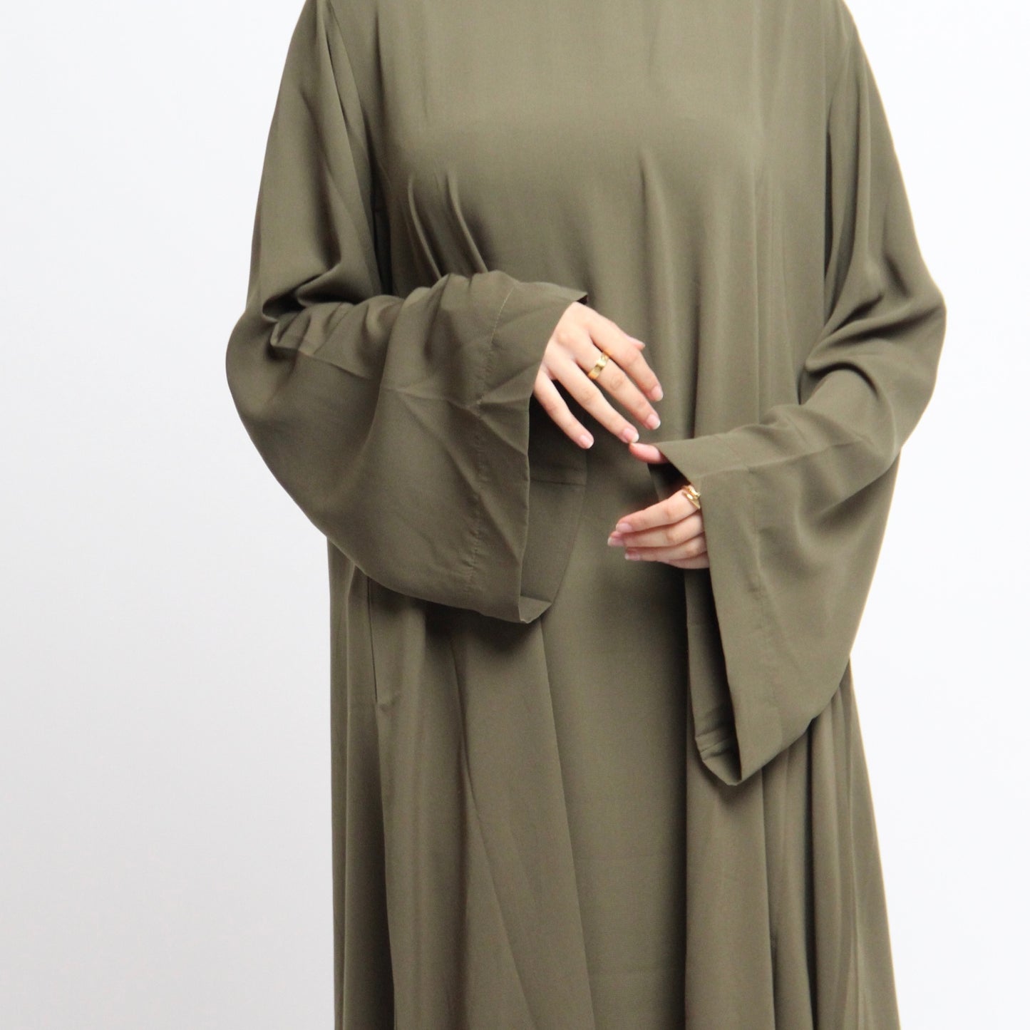 Mary’s Closed Abaya Olive Green